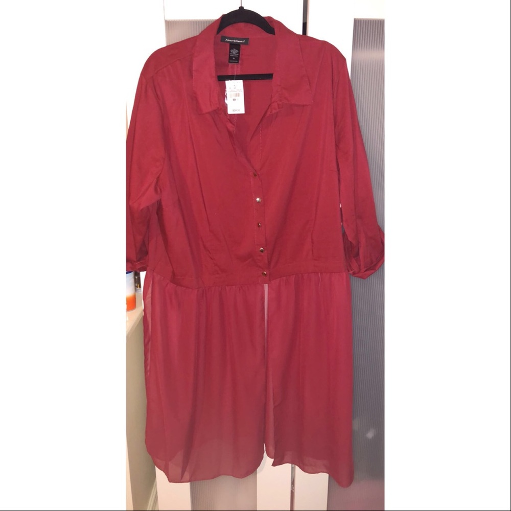 Ashley Stewart tunic top